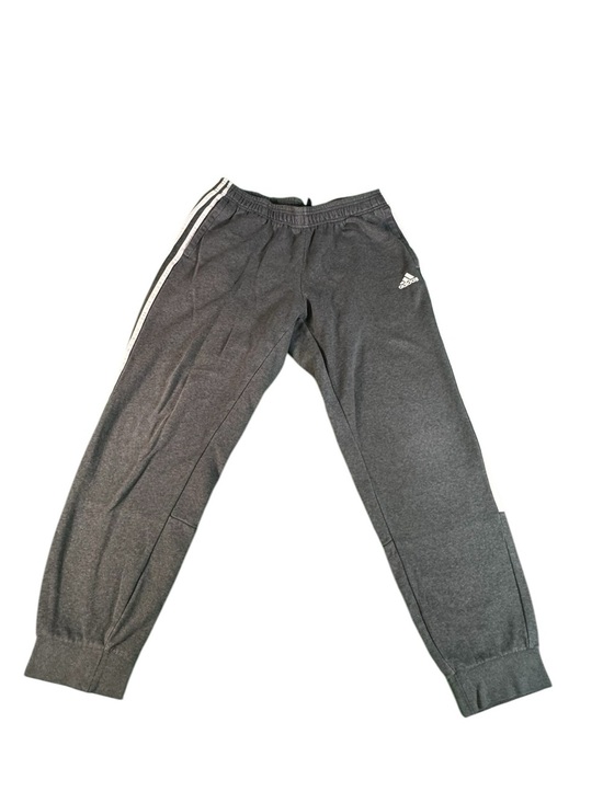 adidas Other - Adidas Men's Jogger Sweatpants Gray 3 Stripe Fleece Lined Athletic Pants Large